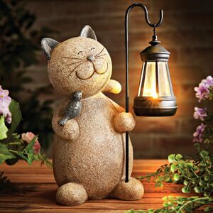 Dekorácia Mačka s lampášom