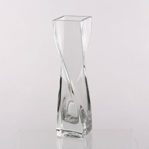 Altom Sklenená váza vinutá Silvia, 5 x 20 cm