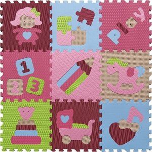 Baby Great Penové puzzle Dievčenské hračky SX (30x30)