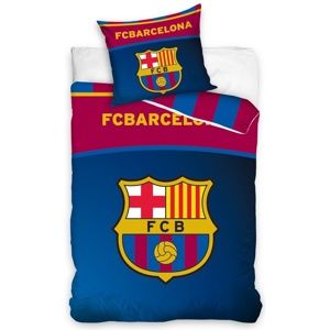 Carbotex Bavlnené obliečky FC Barcelona Belt, 140 x 200 cm, 70 x 90 cm