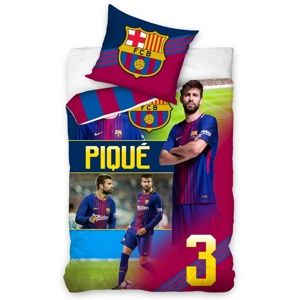 Tip Trade Bavlnené obliečky FC Barcelona Pique, 140 x 200 cm, 70 x 80 cm