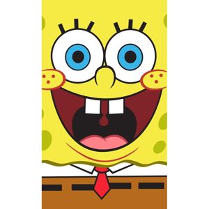 Carbotex Detský uterák Sponge Bob Face, 30 x 50 cm
