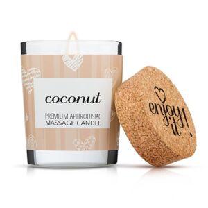 Enjoy it! Masážna sviečka Coconut, 70 ml