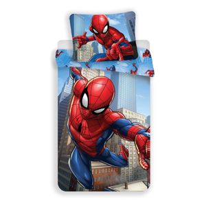 Jerry Fabrics Detské obliečky Spiderman Blue micro (048), 140 x 200 cm, 70 x 90 cm