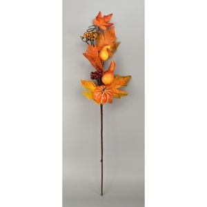 Jesenná dekoratívna vetvička Mera, 50 cm