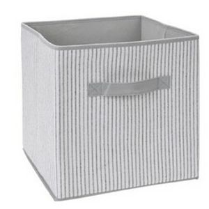 Úložný box 30 x 30 x 30 cm, sivo-biela