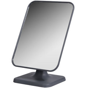 Kozmetické zrkadlo Compact Mirror sivá, 21,5 x 15 cm