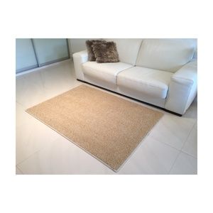 Vopi Kusový koberec Color shaggy béžová, 60 x 110 cm