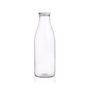 ORION Fľaša sklo+viečko na mlieko 1l číra 