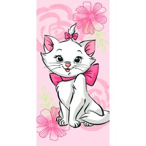 Jerry Fabrics Osuška Marie Cat "Pink flower", 70 x 140 cm