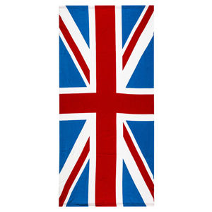 JAHU Plážová osuška Vlajka Anglicko, 70 x 150 cm