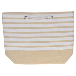 Plážová taška Stripes 52 x 38 cm, žltá
