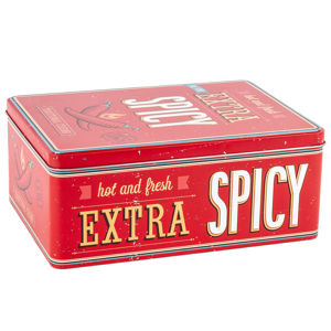 Plechový box Extra Spicy 22 x 16 x 9 cm