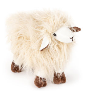Bo-Ma Trading Plyšová ovca Hippies krémová, 30 cm