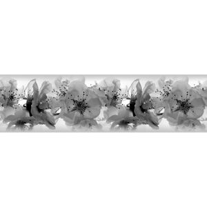 AG Art Samolepiaca bordúra Orchidey, 500 x 14 cm
