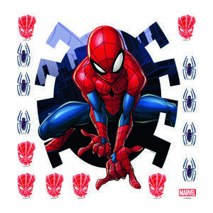 AG Art Samolepiaca dekorácia Spiderman, 30 x 30 cm