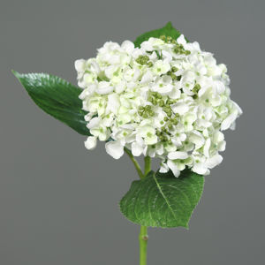 Umelá hortenzia biela, 44 cm