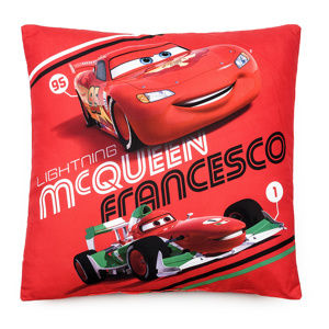 Jerry Fabrics Vankúšik Cars McQueen Francesco, 40 x 40 cm