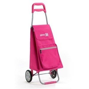 Argo Color nákupný vozík na kolieskach ružová