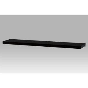 Nástenná polička Shelfy 120 cm, čierna, 120 cm