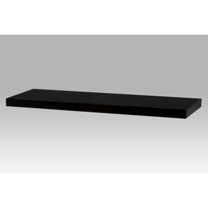 Nástenná polička Shelfy 80 cm, čierna, 80 cm