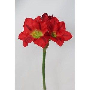 Umelá Amarylis červená, 52 cm