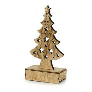 Autronic Stromek vánoční dekorační dřevěný svítící